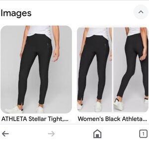 Athleta Stellar Tight Legging Black Women's Leggings